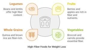 High fiber foods for weight loss